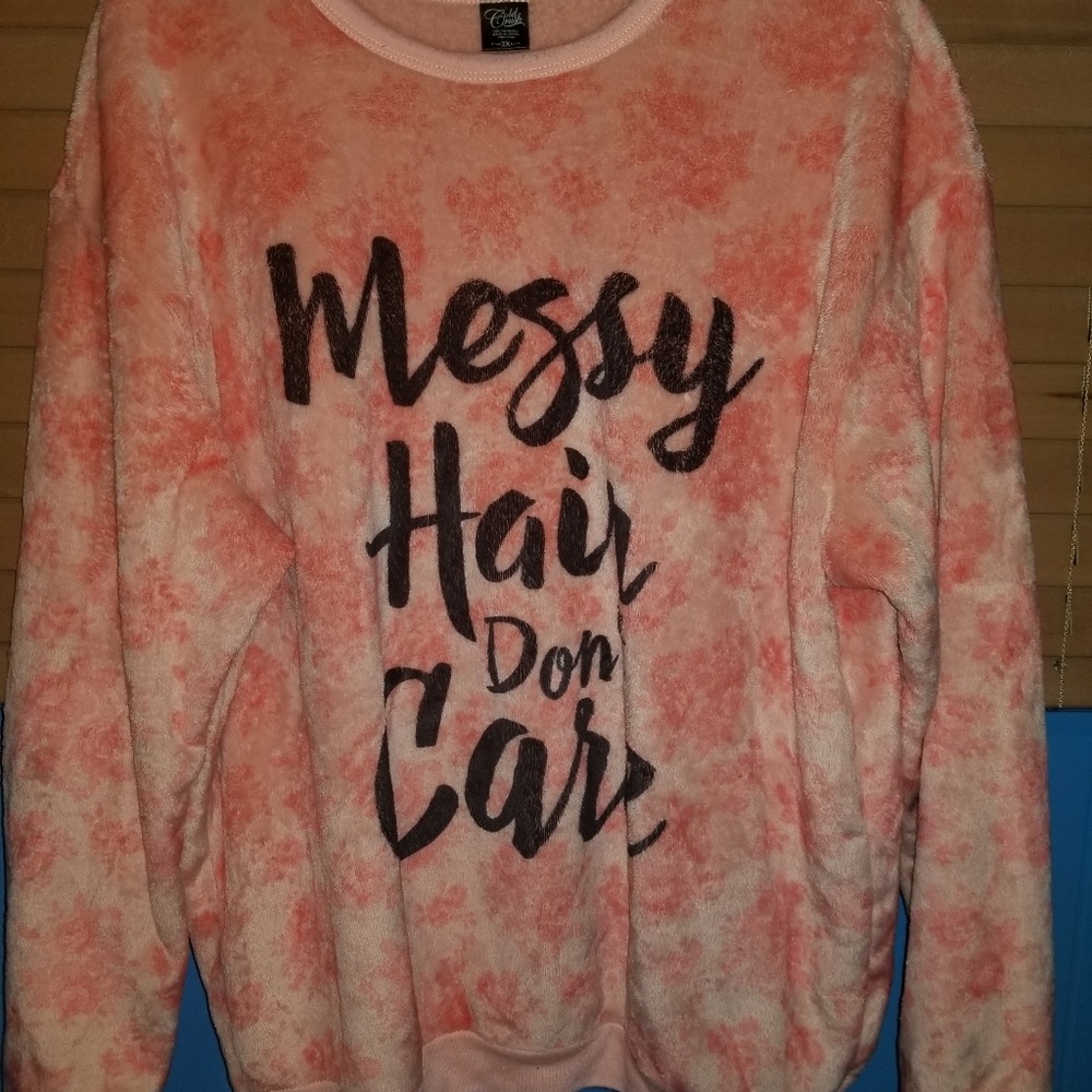 Fuzzy sweatshirt